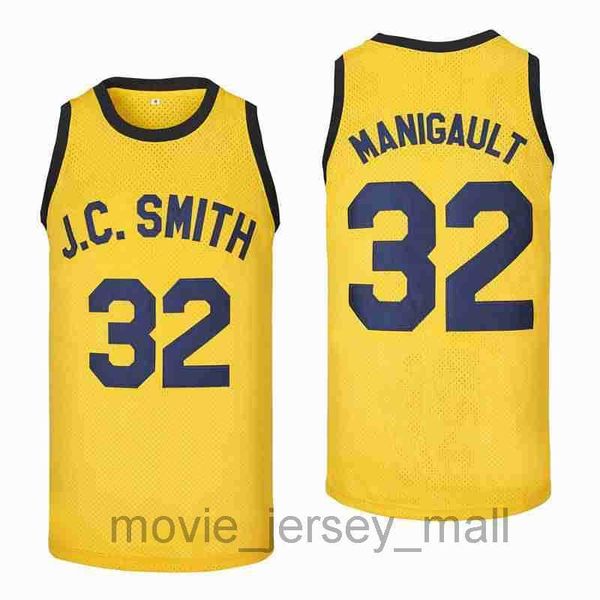 

movie basketball jerseys #32 manigault jersey mens size s-xxl 001, Black;red