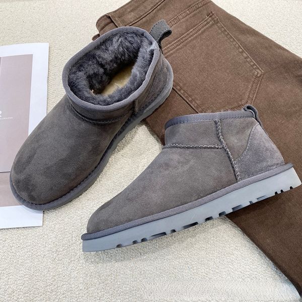 sheepskin wool gray