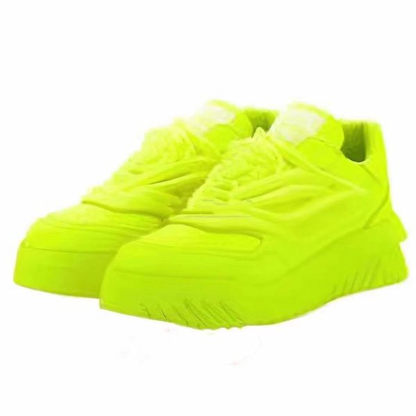 

new arrival odissea sneakers designer casual shoes thick greek soles triple black white multi-color 100% cattle leather men trainers 07