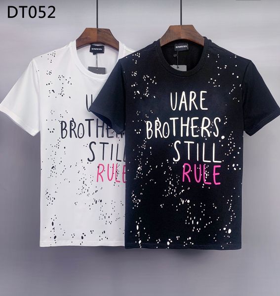 

dsq phantom turtle men's t-shirts mens designer t shirts black white back cool t-shirt men summer fashion casual street t-shirt plus s, White;black