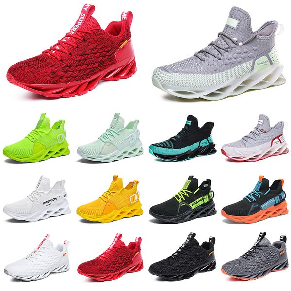 

men running shoes fashion trainers general cargo black white blue yellow green teal mens breathable sports sneakers six