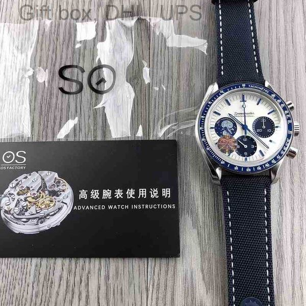 

multifunctional reprint omg speed master onega os dsinr awatchs wristwatch supr luxury autoatic chanical fin stl n's fashion lisur, Slivery;golden