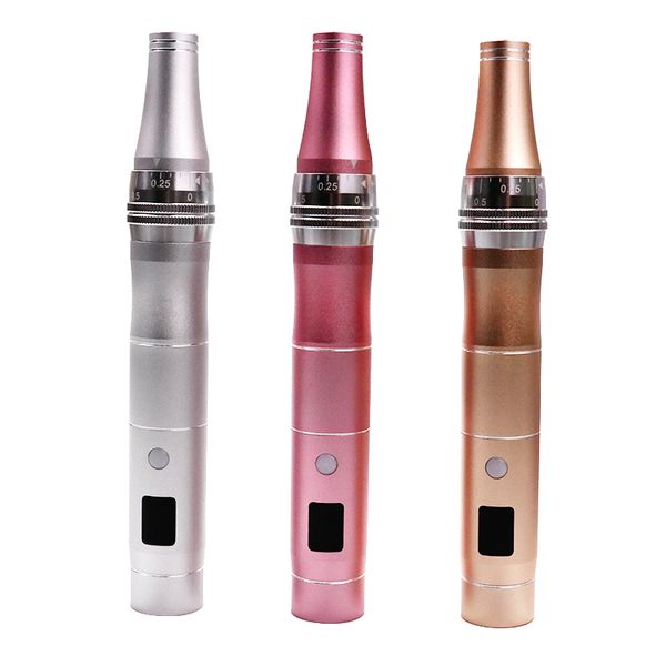 

electric microneedle instrument screw port derma pen facial nano microcrystalline skin care rechargeable nano electric digital display micro