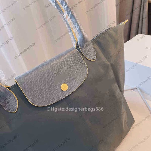 

retail wholesale bags classic brand handbag women genuine leather foldable waterproof nylon large storage horse 70th anniversary shopping ba