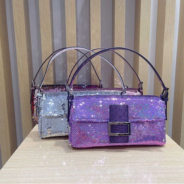 

designer bags evening bags women sequins baguette shoulder bags party handbags leather clutch bag luxurys handbags 230301