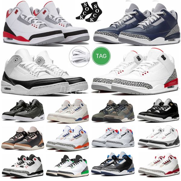 

3 basketball shoes women 3s fire red dark iris neapolitan desert elephant black cement gold lucky green cardinal muslin mens trainers sports