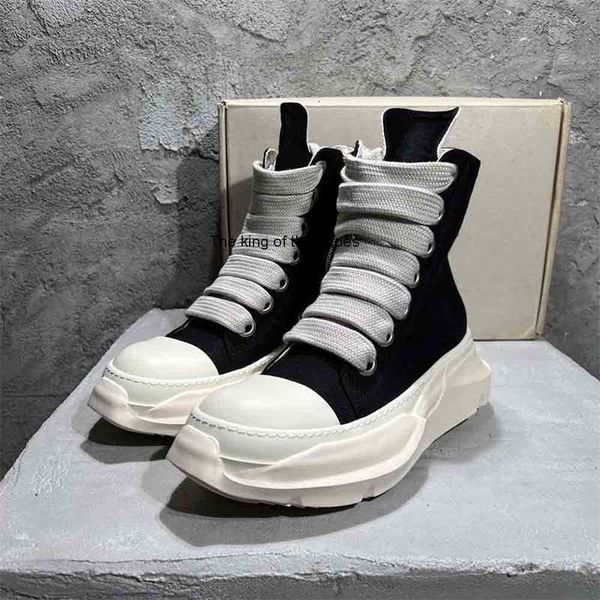 

2022ss shdw shoes men women hiphop streetwear canvas high-, Black