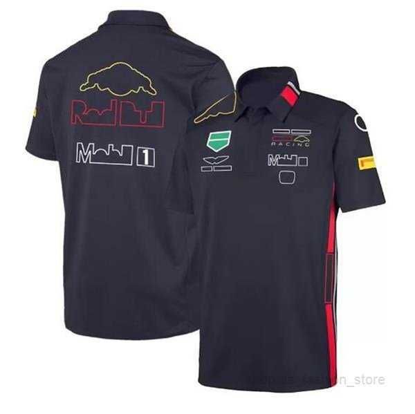 

men's t-shirts f1 racing model clothing tide brand team 2021 perez verstappen cardigan polo shirt polyester quick-drying motorcycle rid, White;black