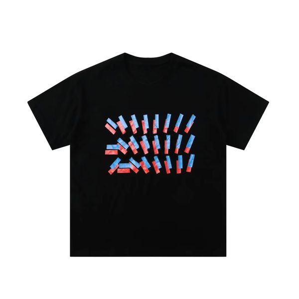 

men s t shirts men s and women s t shirts 100 cotton printed short sleeved high street loose casual couples summer 230308, White;black