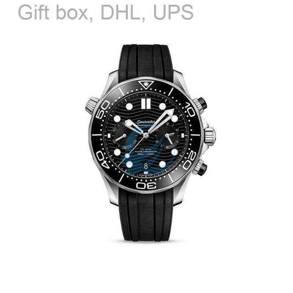 

multifunctional reprint watches men wrist 3a sport 2813 movement 300m sea master digital luxury custom omg, Slivery;golden