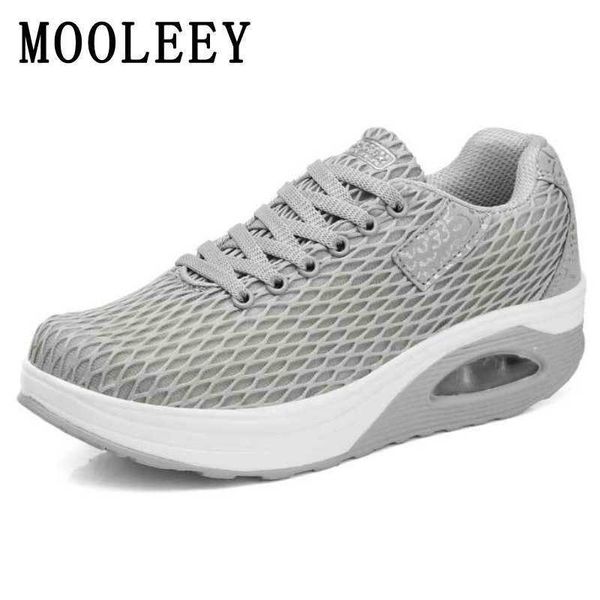 

dress shoes light casual sport shoe for women large mesh breathable tennis training footwear outdoor air cushion cushioning chunky sneakers, Black