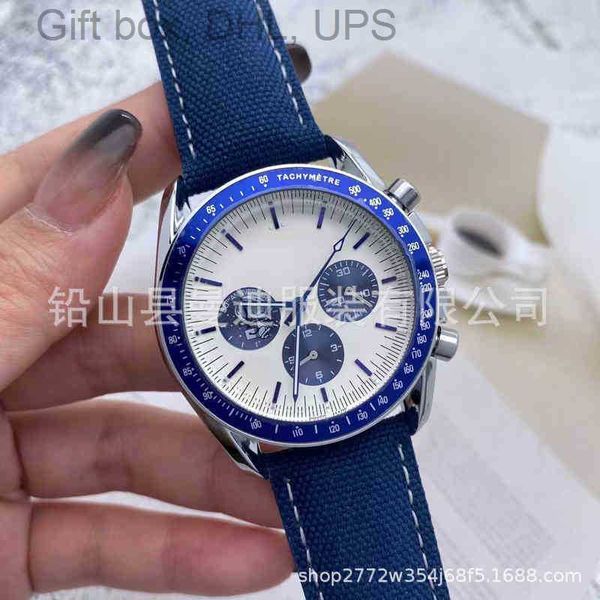 

multifunctional reprint omg speed master onega awatchs mn's wrist luxury dsinr third nration nubi 42 alloy thr six ndl full-function ti, Slivery;golden