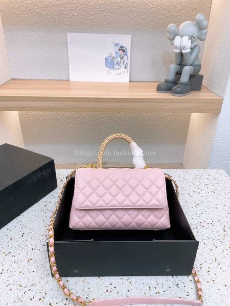 

bags luxurious designer small 25cm fashion crossbody bag shoulder designers women handbags lambs leather clutch with badge gold