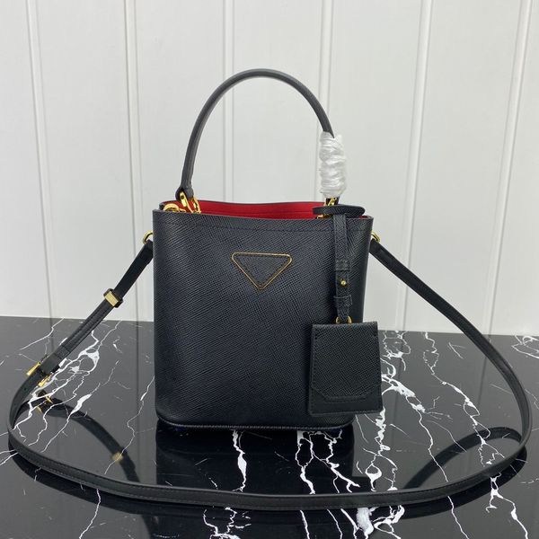 

split leather women handbag crossbody bucket bag with long strap adjustable