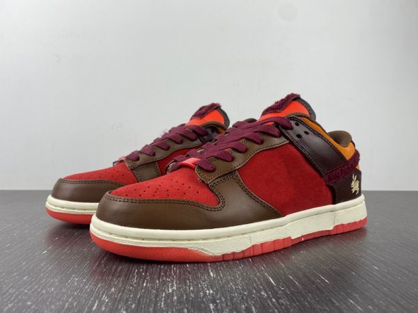 

shoes sb low year of the rabbit brown orange fd4203-661 running sneakers men women