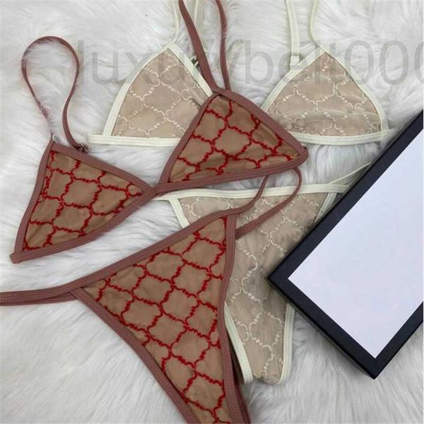 

women's swimwear designer summer for women bras lingeries fashion letter embroidery lady bikini sets trendy soft touch girls bra underw, White;black