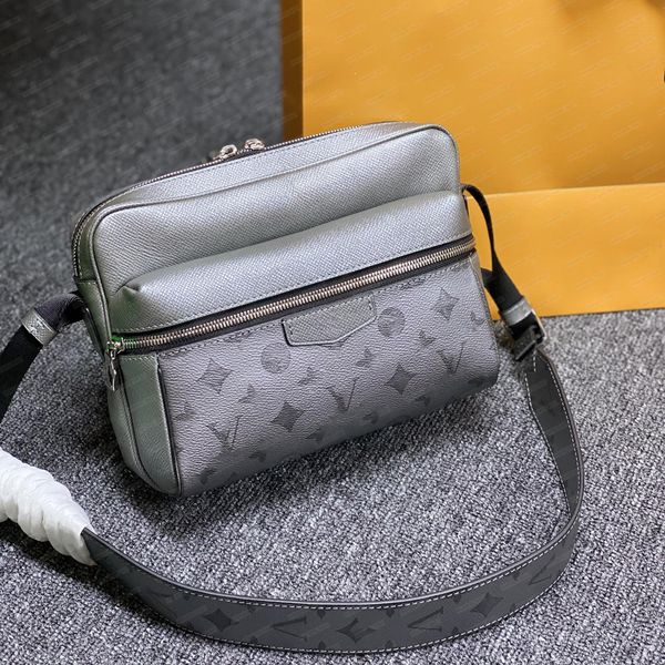 

designer bag for men shoulder bags small luxury l bags with 2 zippers classic messenger bag leather clutch bags canvas fashion crossbody bag