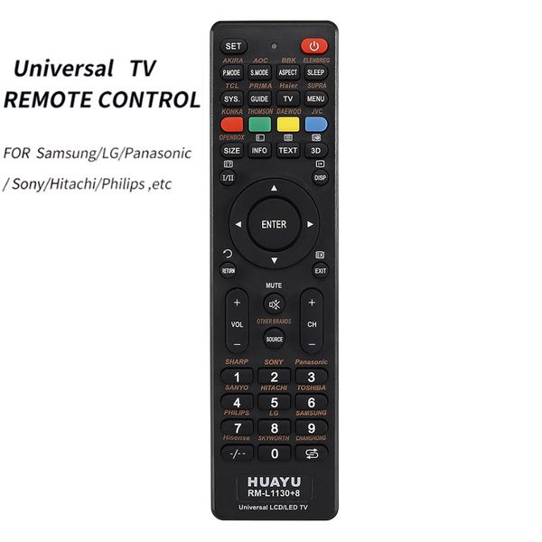

universal remote controlers smart tv control lcd led television replacement rm-l1130 switch for samsung lg panasonic sony hitach philips wat