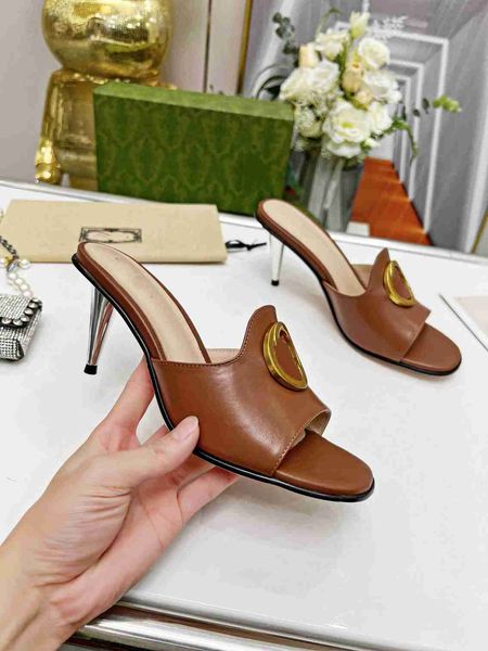 

summer classic fashion flat sandals luxury designer women's shoes channel thick bottom casual open-toe fashion women's shoes beach, Black