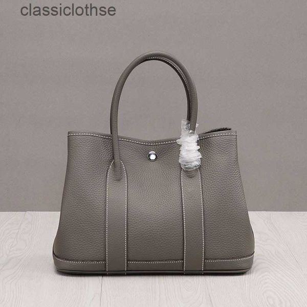 

designer herms garden party bags price autumn and winter shopping bag lychee grain layer cowhide women's g