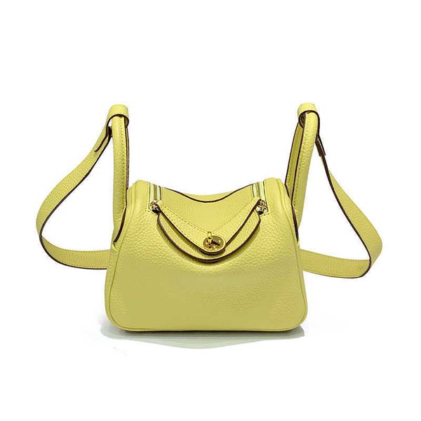 

bag luxury designer bags original 2021 new head layer cowhide lindys bag mini doctor leather one shoulder pillow woman 1 kxip