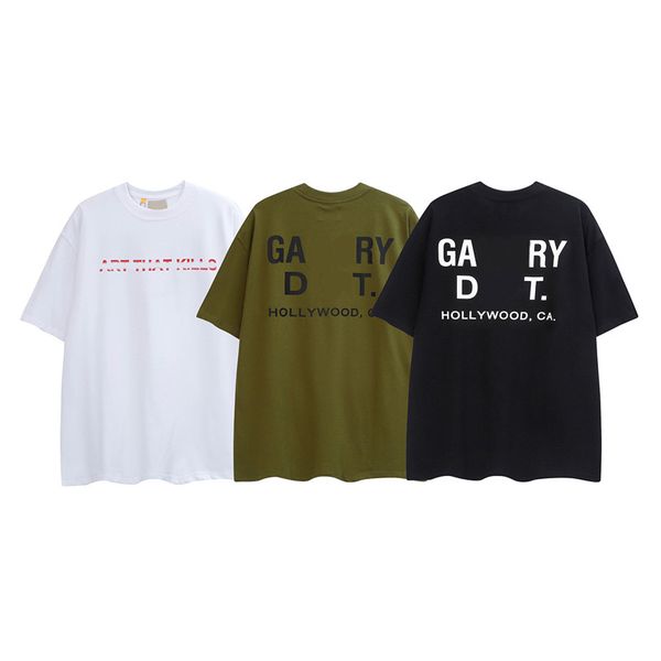 

tees galleryse depts t shirt mens womens designer t-shirts galleryes depts cottons man s casual shirt luxurys clothing street shorts sleeve, White;black