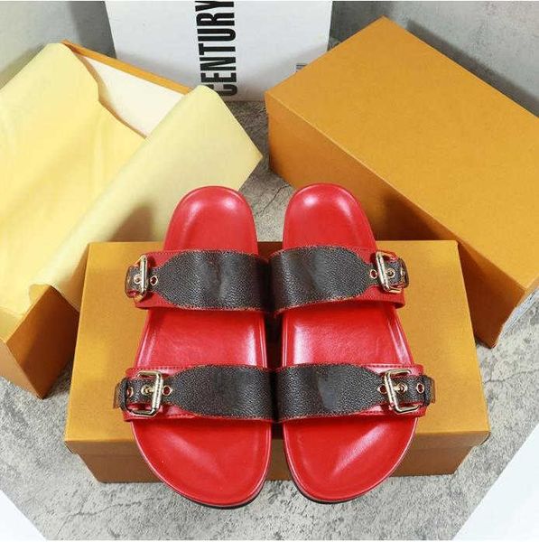 

designer slippers luxury slides men summer rubber sandals beach slide fashion scuffs slippers indoor shoes buckle shoes, Black
