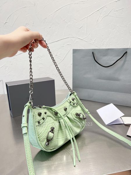

coolsa fashion biker bag luxury women's bag underarm bag handbag crescent bag shoulder bag rock pink / black / gray / white / green 21