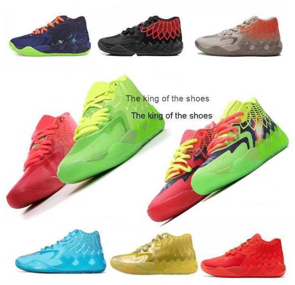 

2023lamelo shoes basketball shoes quailty lamelo ball mb 01 2023 rick red green and morty galaxy purple blue grey black queen buzz citylamel