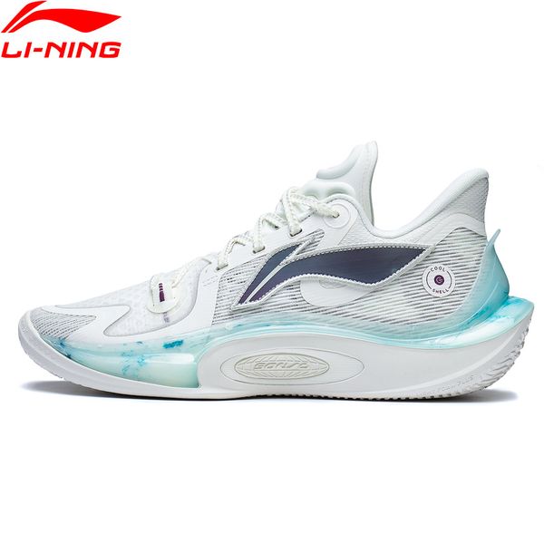 

li ning men sonic xi professional basketball shoes boom light foam plus wearable lining breathable sport sneakers abat021, Black