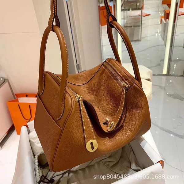 

bag luxury bags original designer 2023 new head layer cowhide lindys bag mini doctor leather shoulder pillow female 10 7iid
