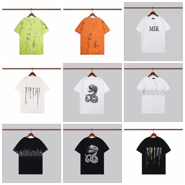 

2023 new mens womens designer t shirts printed fashion man t-shirt cotton casual tees short sleeve luxury hip hop streetwear tshirts #670qwt, White;black