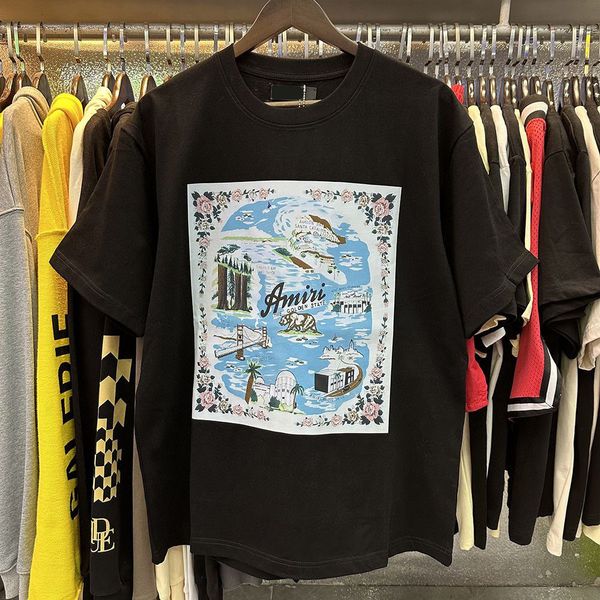 

men's plus tees & polos round neck embroidered and printed polar style summer wear with street pure cotton m set shorts tshirt set b2re, Black;brown