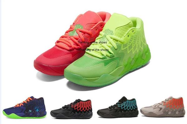 

2023lamelo shoes basketball shoes 2022 men lamelo ball mb.01 signature local training sneakers sports popular discount wholesalelamelo shoes, Black