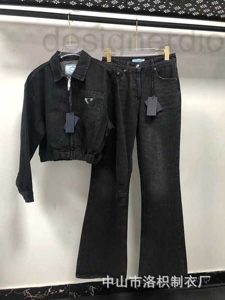 

women's jackets designer high-version p family's new product in the fall of 2022 classic fashion triangle logo lapel shoulder shor, Black;brown