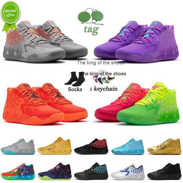 

2023lamelo shoes lemelo ball mb.01 basketball shoes rock ridge red blast queen city buzz rick and morty trainerslamelo shoes, Black