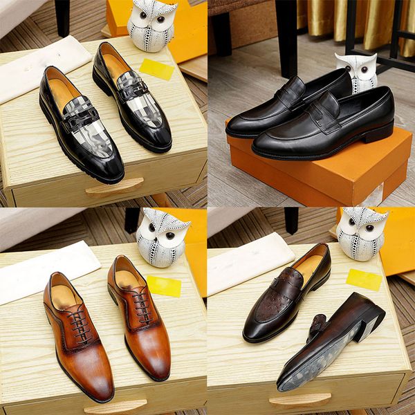 

brand designer lace oxford shoes men's party wedding leather office men's dress shoes business dress flat shoes size 38-45, Black