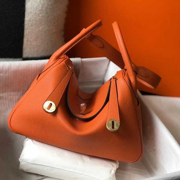 

bags original designer h luxury family's new 2023 lindys cowhide mini doctor's bag single-shoulder cross-body portable women'