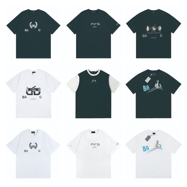 

designer womens clothing famous t shirt letter print round neck short sleeve black white fashion men women t shirts street trend