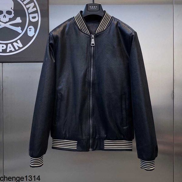 

mens jackets designer tiger jacket mens embroidery letters crystal butterfly zipper slim fit short long sleeves motorcycle coat biker fauxke, Black