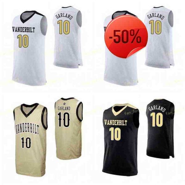 

vanderbilt commodores basketball jersey 42 quentin millora-brown 50 ejike obinna 55 oton jankovic 10 darius garland custom stit, Black;red