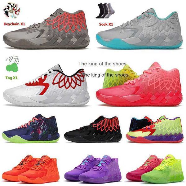 

2023lamelo shoes 2023 2022 arrival men 2023 pume lamelo ball 1 mb.01 rick morty rock ridge trainer sneakerlamelo shoes, Black