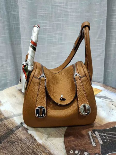 

medicine luxury designer bags original box bag for women's lychee head layer cowhide nurse one-shoulder portable lindys pillow 15 ysao