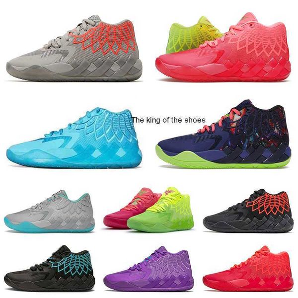 

2023lamelo shoes lamelo balls mb.01 collaboration basketball shoes white silver ufo cat galaxy queen buzz city purple glimmer blue atoll red