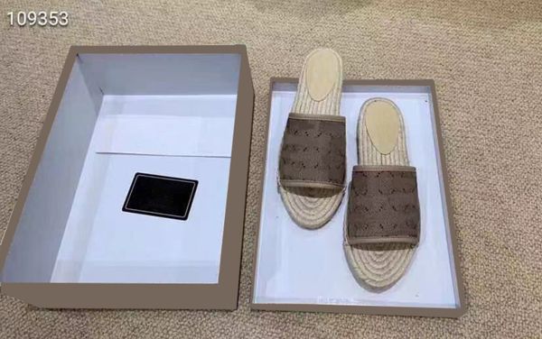 

women's slippers genuine leather espadille stripe natural hemp rope woven sole fisherman's sandals canvas outdoor beach flat shoes, Black