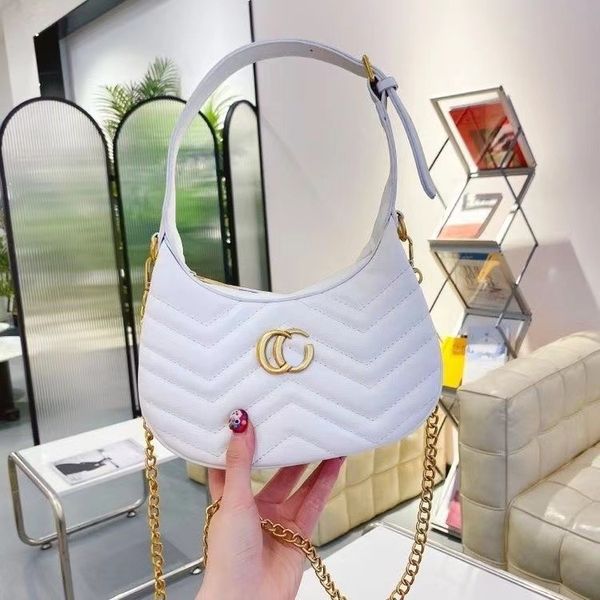 

evening bags fashion crossbody single shoulder bag women's handbag purse luxury design chain underarm bag leather satchel senior all-in