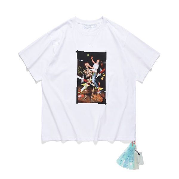

designer mens graffiti t shirts offs clothing mens and women loose tees man casual street graffiti shirt sweatshirtoff men's t-shirts, White;black