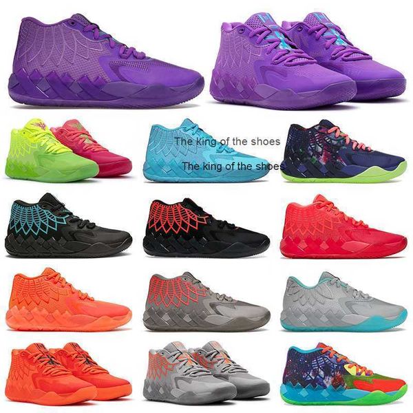 

2023lamelo shoes fashion lamelo ball mb.01 basketball shoes mens queen city galaxy trainers sneakers 40-46lamelo shoes, Black