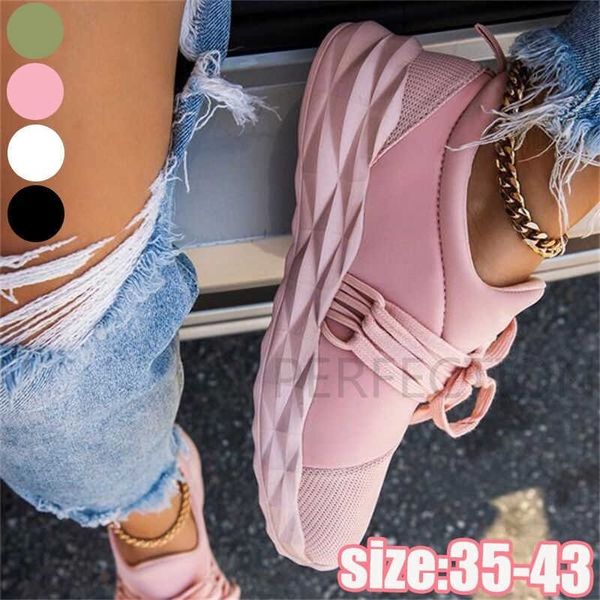 

dress shoes new women summer sneaker lace up ladies walking running shoes round toe casual breathable non slip gym sport shoes for female j2, Black