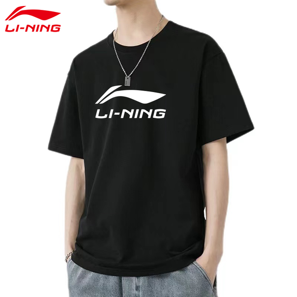 

li ning 2023 galleryse depts tees polos t shirts mens women designer t-shirts galleryes depts cottons man s casual shirt luxurys clothing c, White;black
